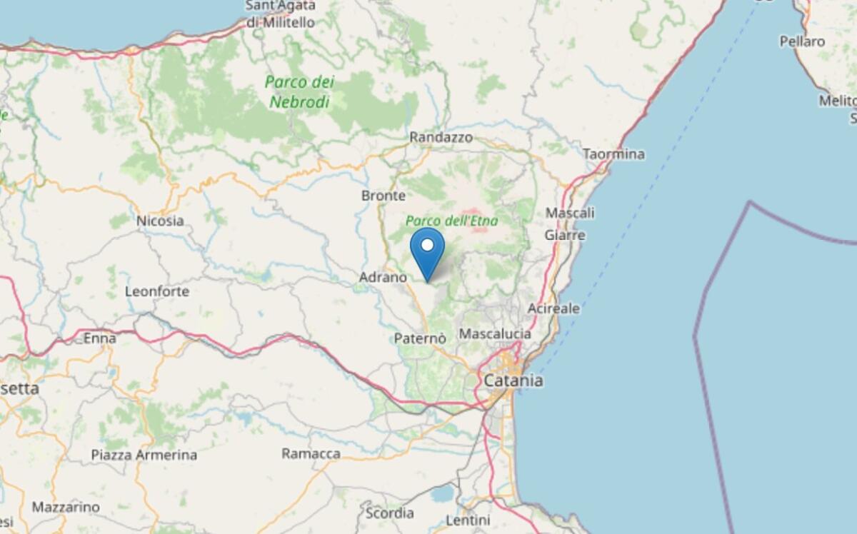 Scossa di terremoto di magnitudo 4.5 nel Catanese - 