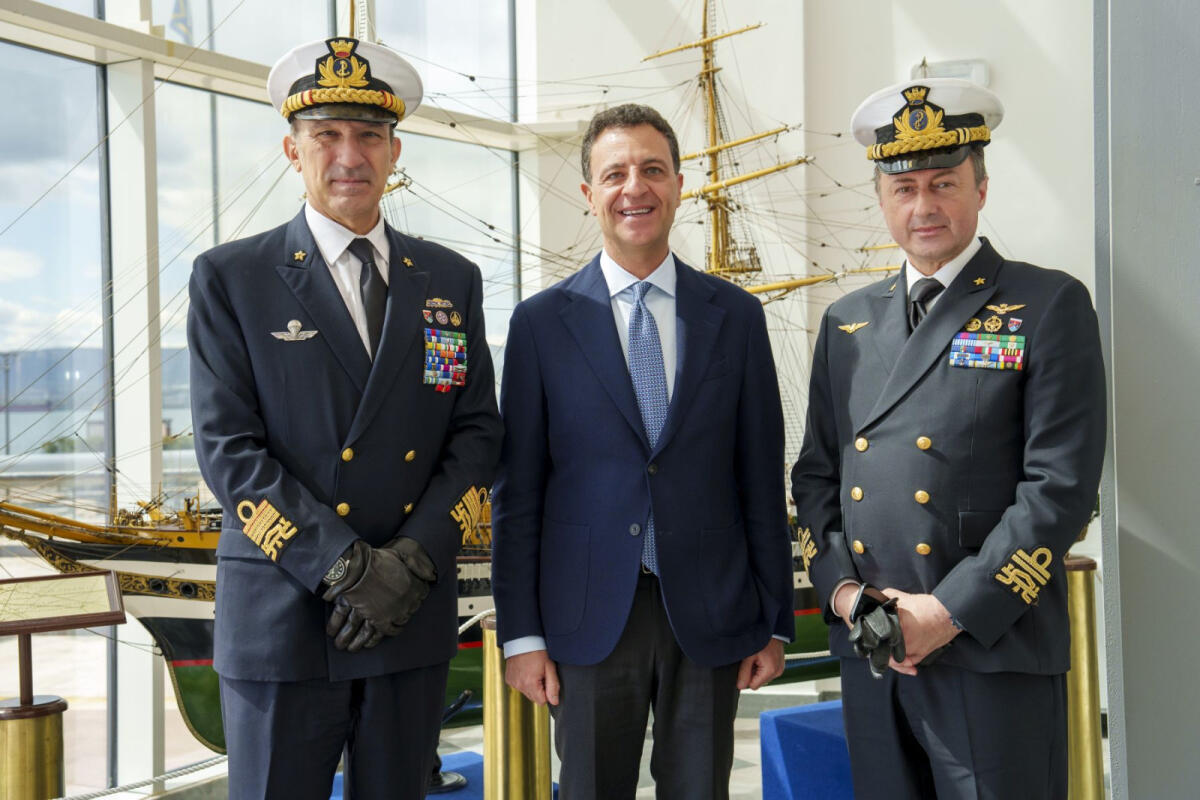 Minardo e il capo di Stato Maggiore della Marina Militare Berutti Bergotto in visita in Sicilia - 