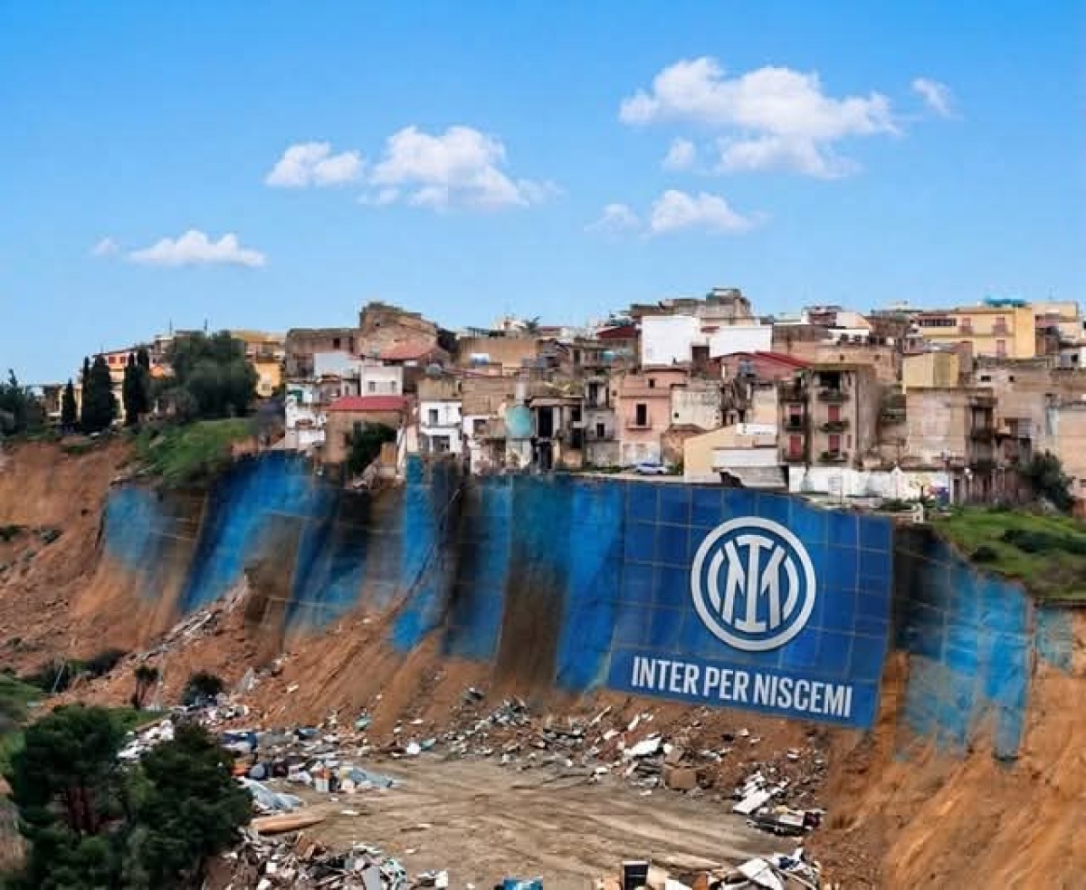 L'Inter accende una luce di solidarietà  a Niscemi 