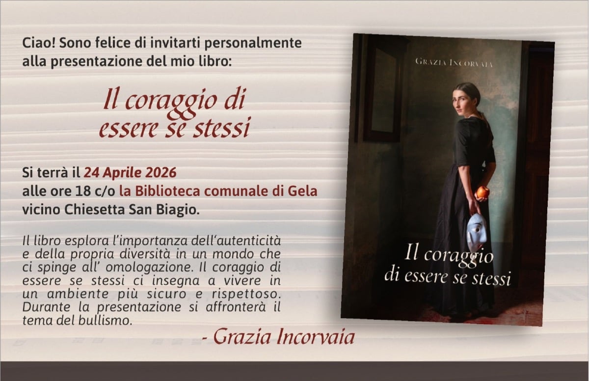 Si presenta il libro di Grazia Incorvaia  - 