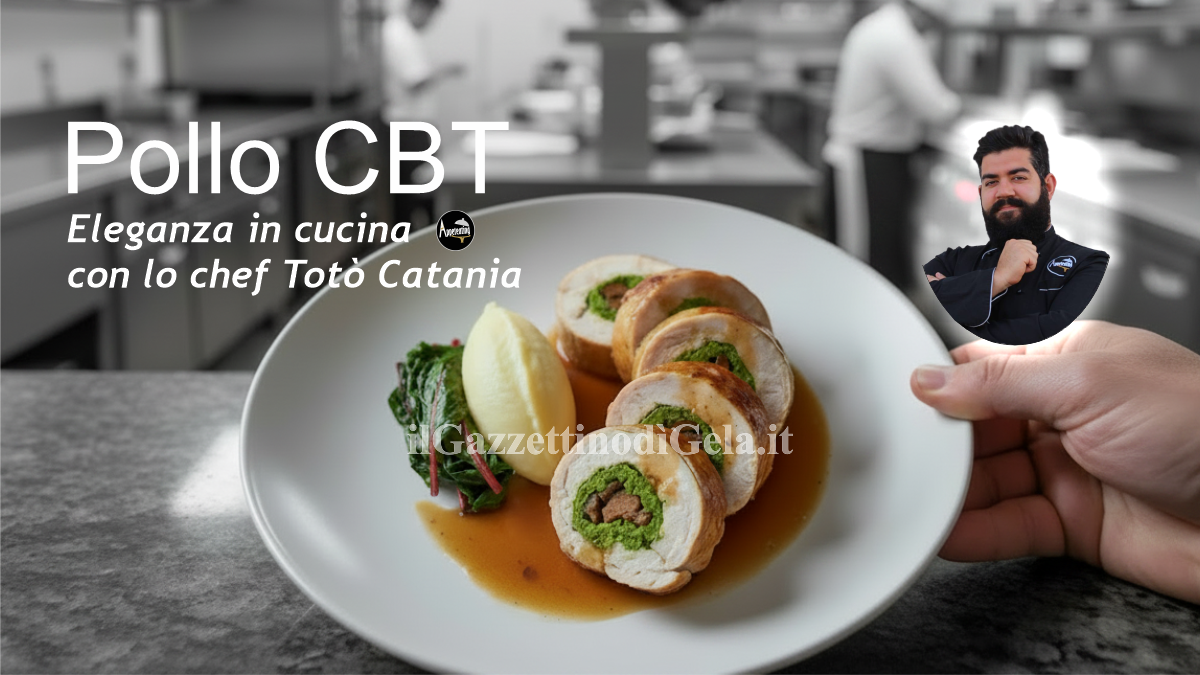 Pollo CBT, bietole e cardoncelli con lo chef Totò Catania - 