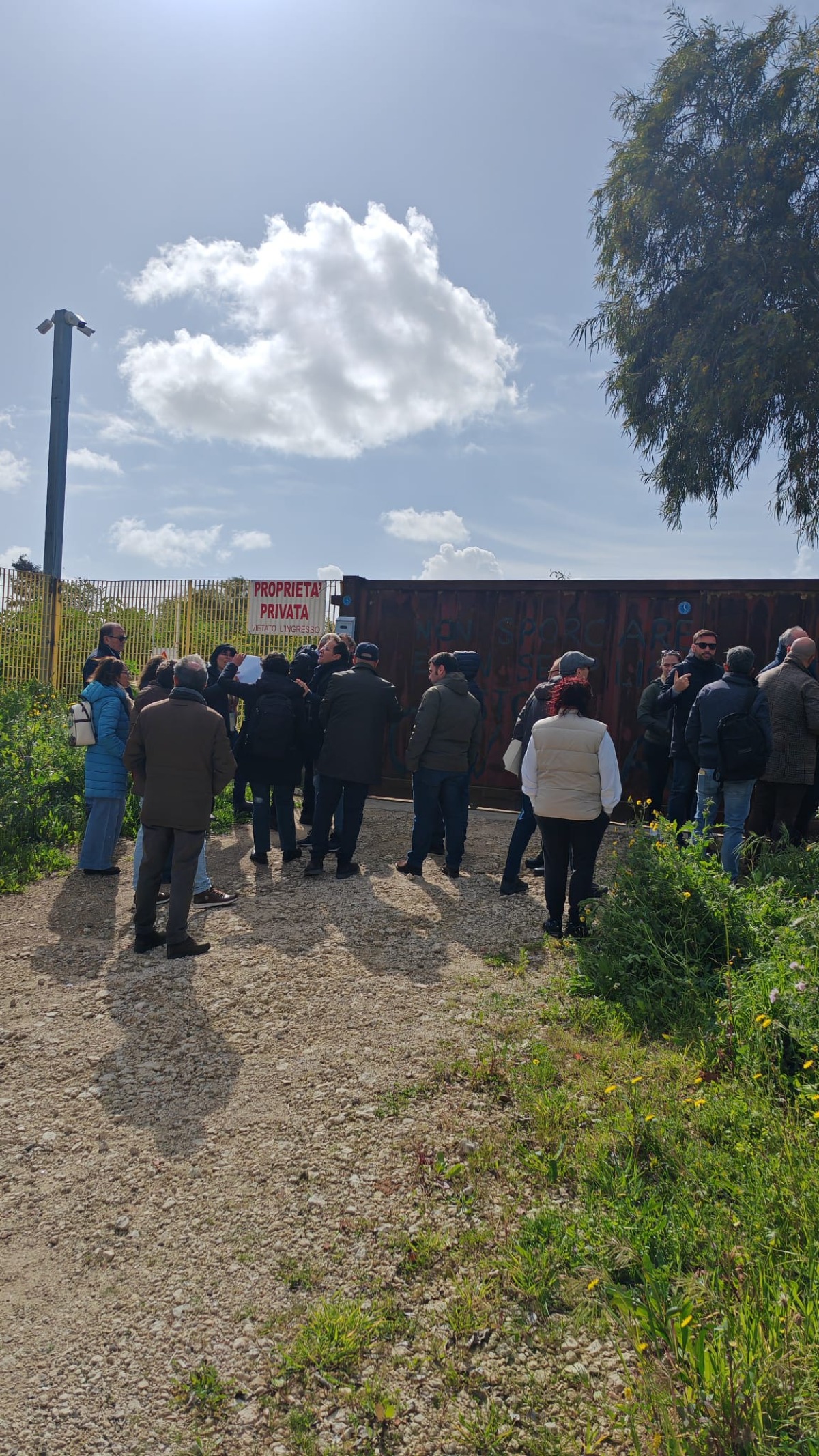Protesta dei residenti di poggio Arena  - 