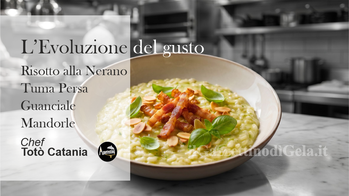 Il Risotto alla Nerano firmato dallo Chef Totò Catania - 