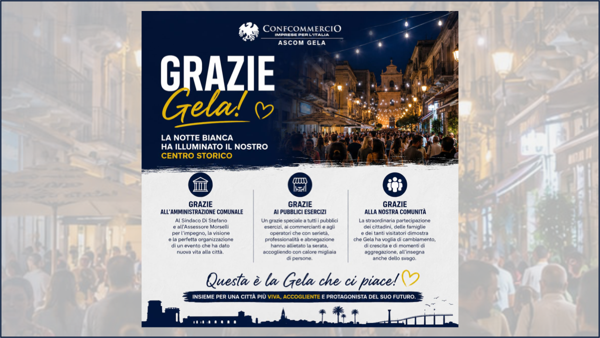 Confcommercio Ascom plaude al successo della Notte Bianca  - 