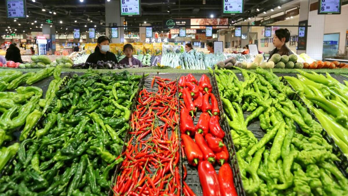 Cina, inflazione ancora in moderata ripresa ad aprile - 