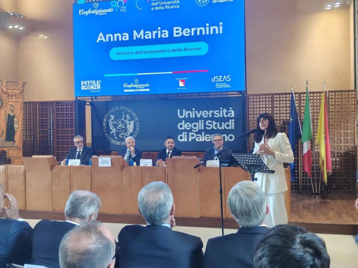 Bernini a Palermo tiene a battesimo il primo corso di laurea magistrale di tutta Italia per manager dell’artigianato - 