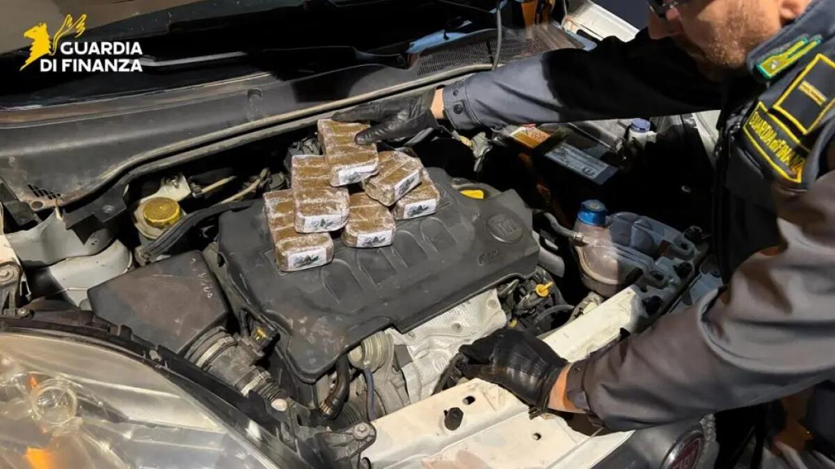 Sequestrati 8 Kg di hashish su SS18, arrestato un corriere nel cosentino - 