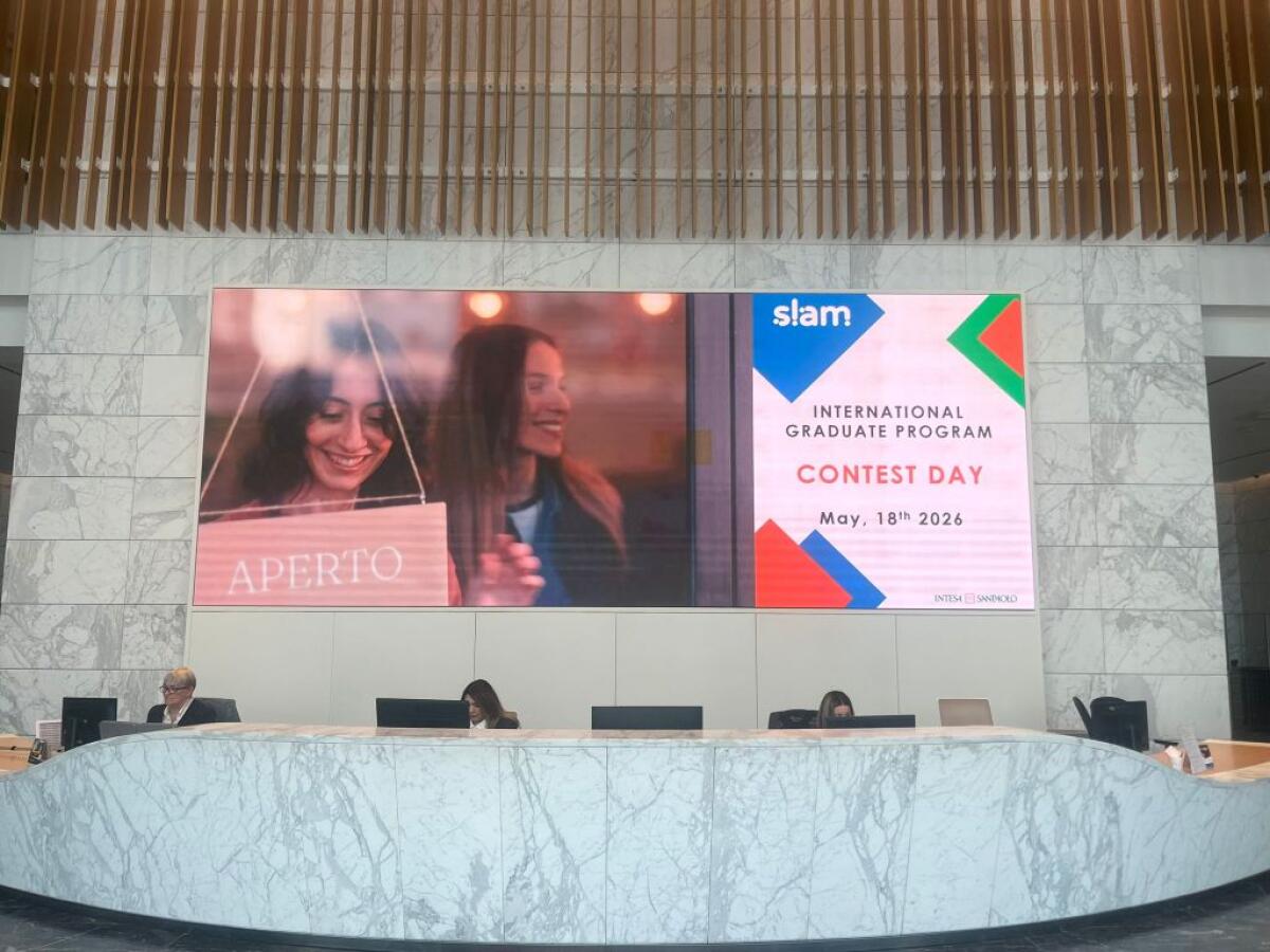 Intesa Sanpaolo, con SLAM opportunità di lavoro per neolaureati di tutto il mondo - 