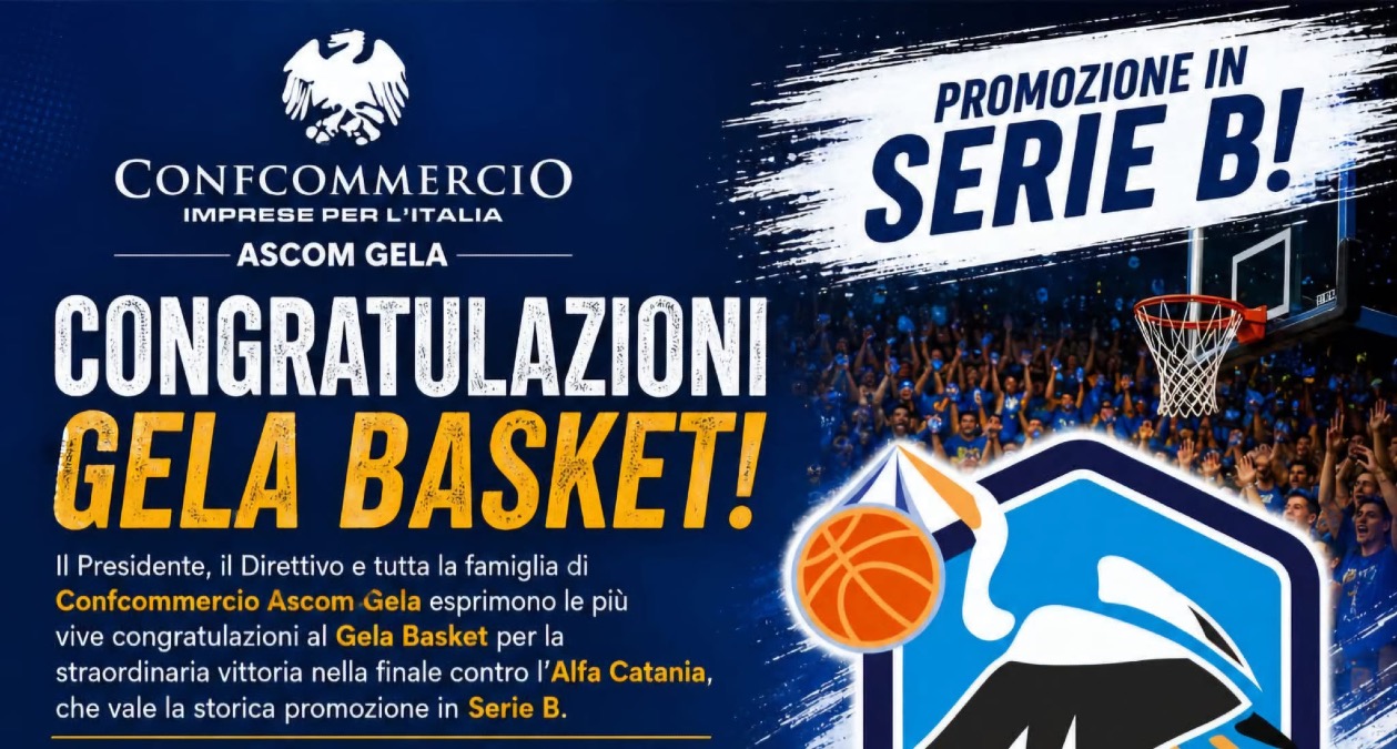 Confcommercio Ascom si congratula con il Gela basket - 