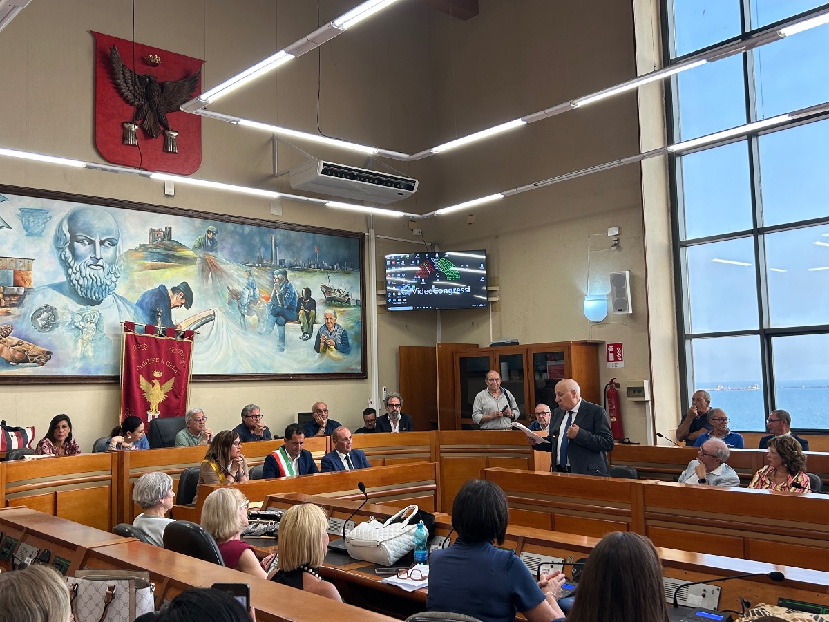 La commozione del dott. Di Martino, cittadino gelese - 