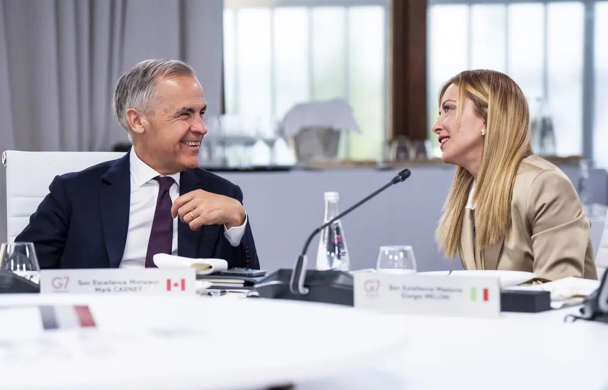 G7, Meloni incontra Carney “Lavorare a un accordo quadro Italia-Canada” - 