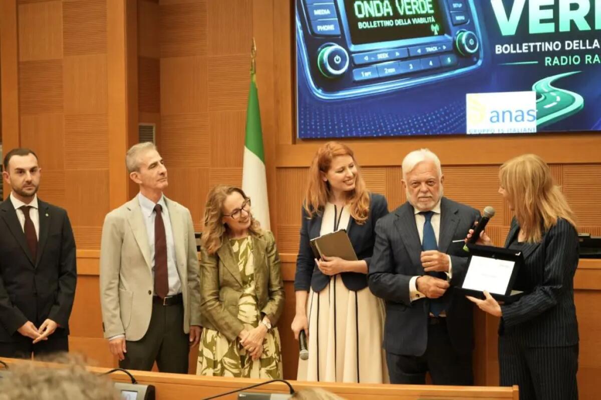 Anas, il premio “Cultura della Mobilità” al programma “Onda Verde” di Rai Isoradio - 