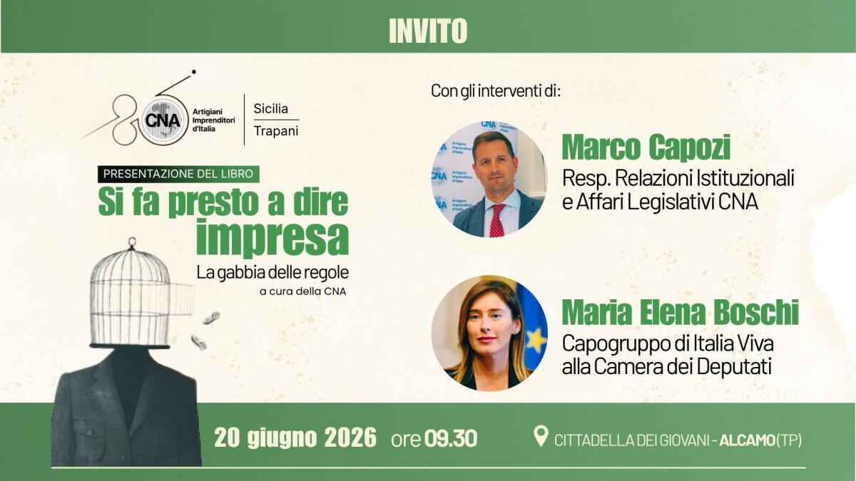 Maria Elena Boschi ad Alcamo con la Cna per parlare di impresa e burocrazia - 