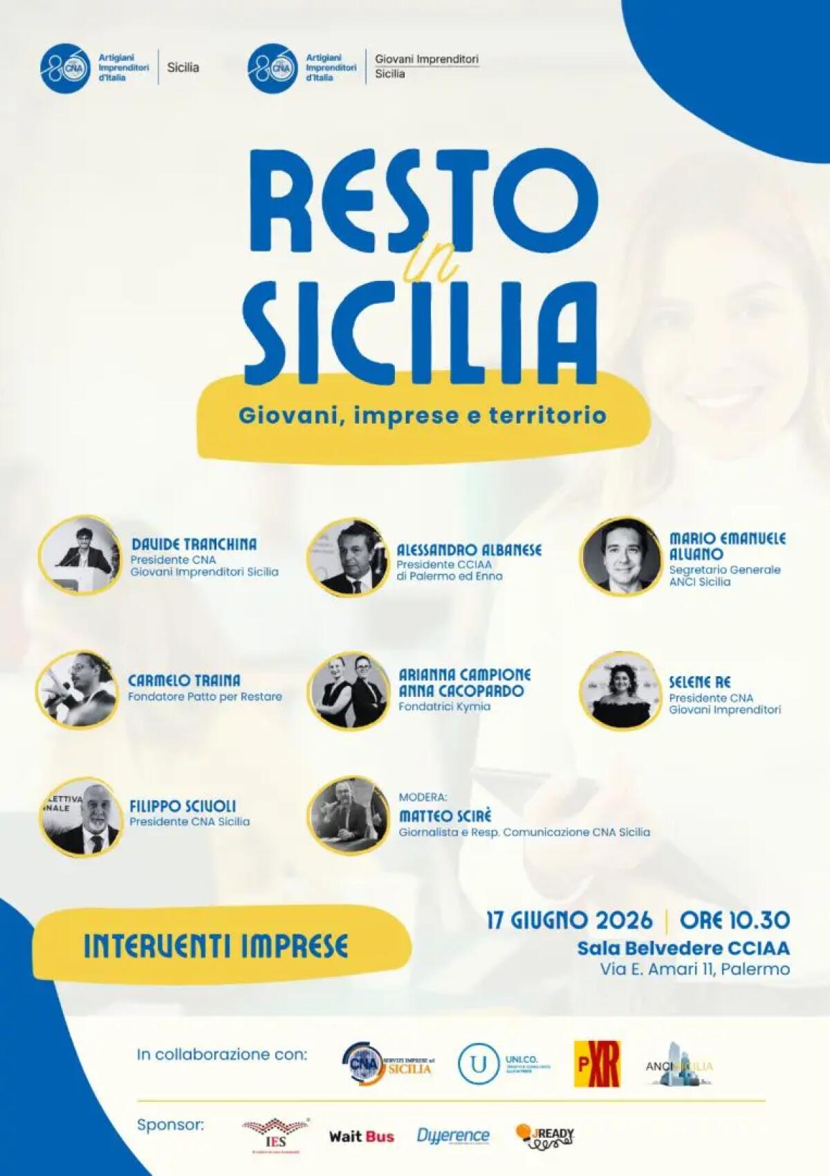 “Resto in Sicilia”: a Palermo un convegno organizzato dai giovani imprenditori di Cna Sicilia - 