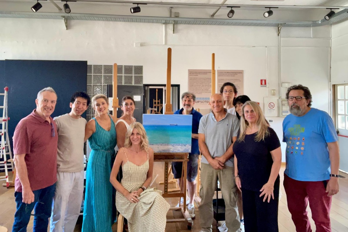 "Meet The Guru", conclusione per il workshop di pittura - 