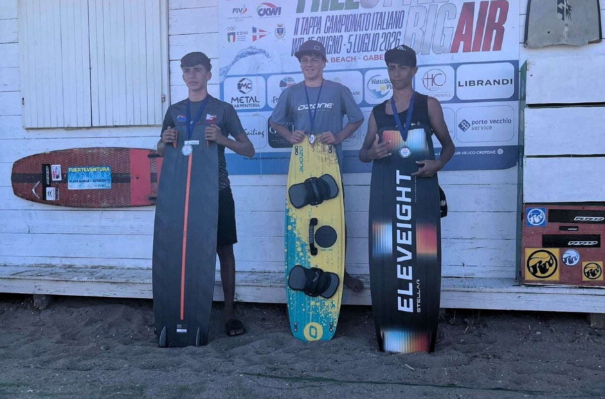 Kitesurf Gela, terzo posto a Crotone per Gesualdo Falcone 