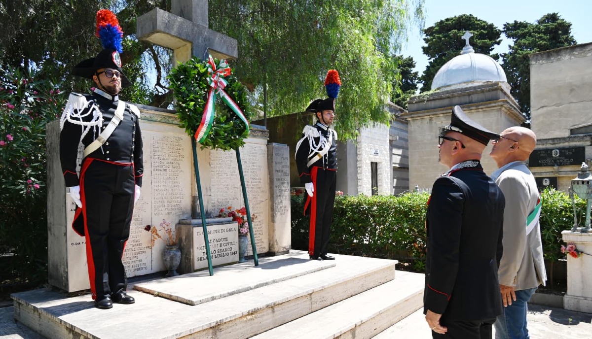 In ricordo dei tre carabinieri uccisi durante lo sbarco del 1943 - 