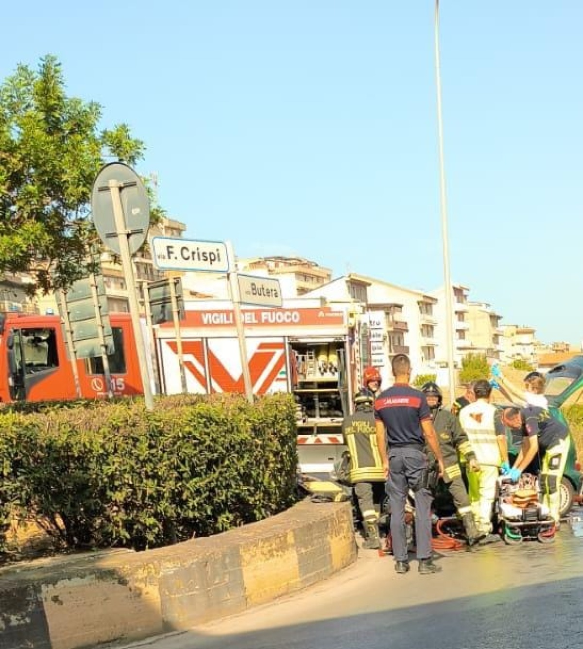 Morto uomo coinvolto in incidente in via Butera  - 
