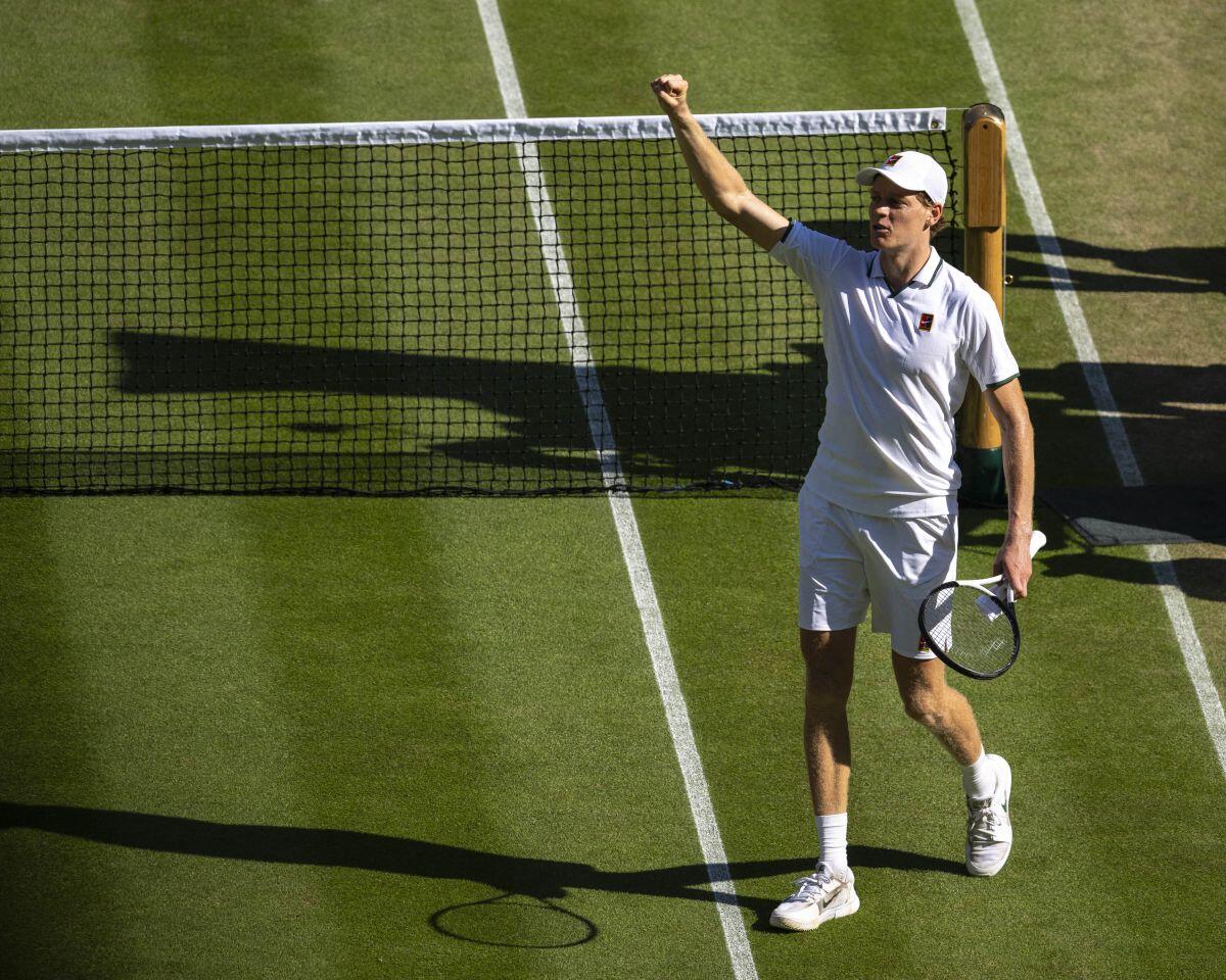 Sinner ai quarti di Wimbledon, battuto il giapponese Mochizuki - 
