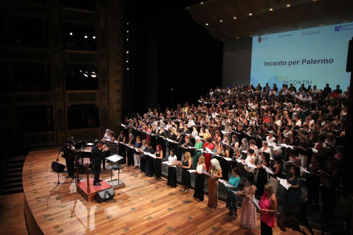 Grande successo per il debutto del coro cittadino “InCanto per Palermo” al Teatro Massimo - 