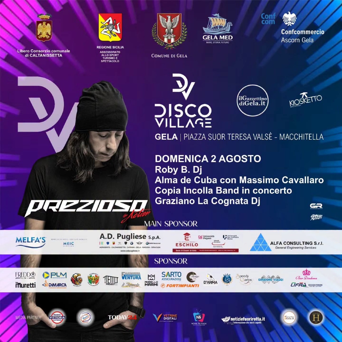 Grande successo per la prima serata del disco village - 