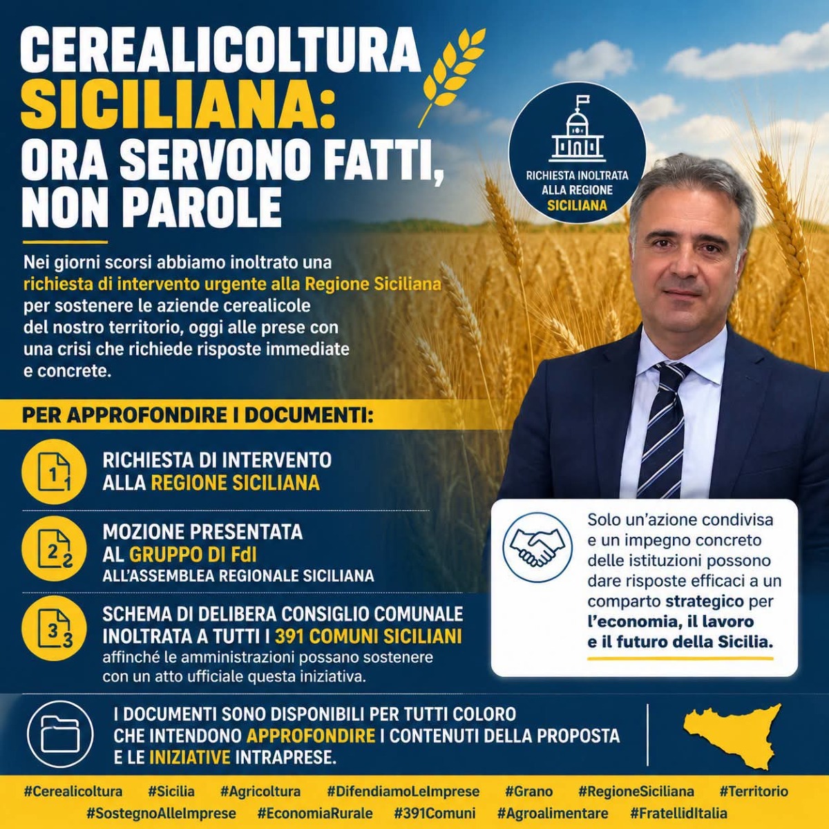 Catania:"risposta incompleta per il grano" - 