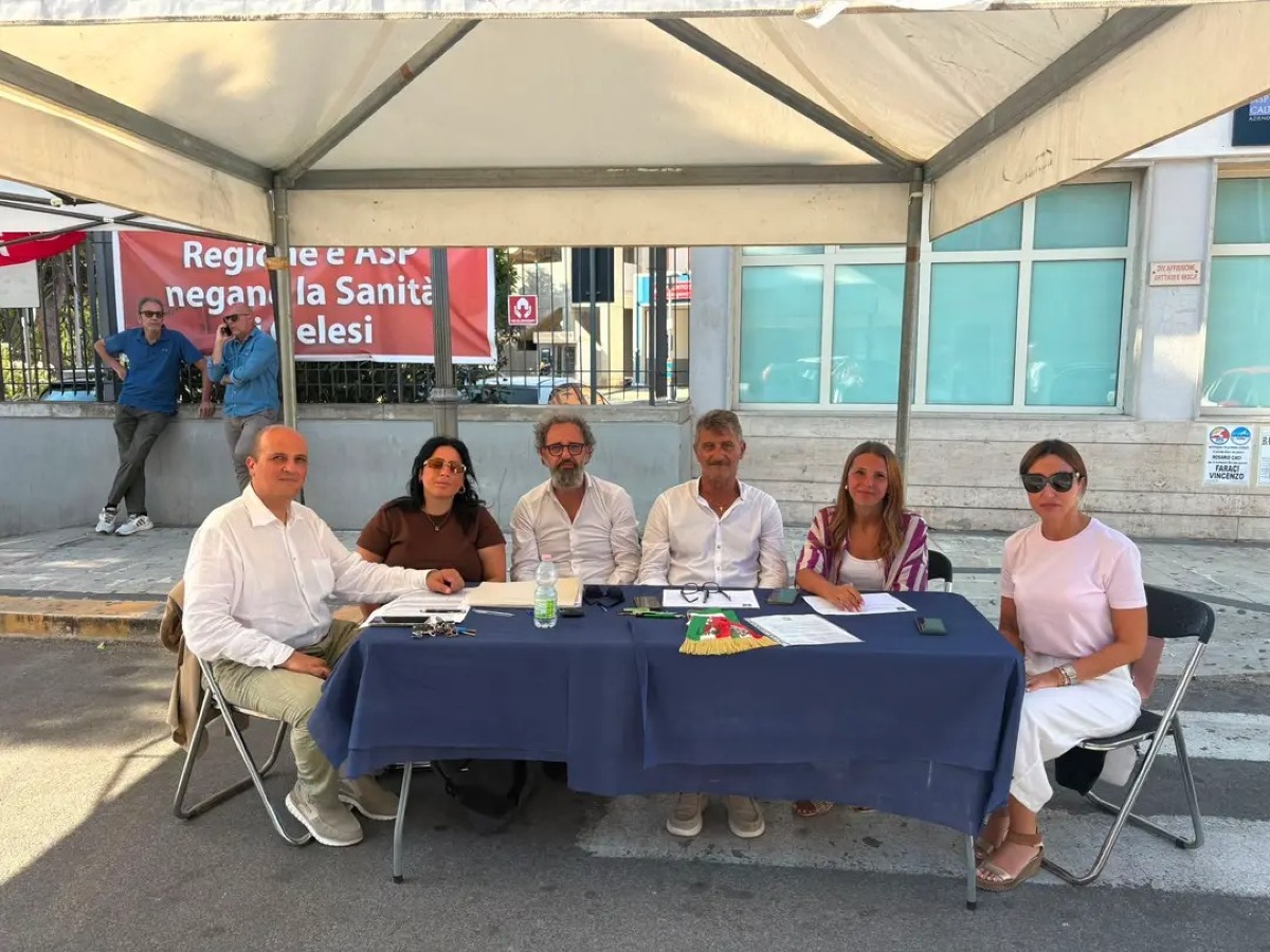 Vetrina nazionale su Canale 5 per la protesta sulla sanità  - 