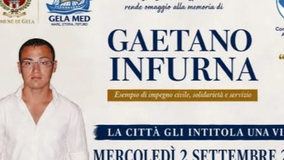 Una via alla memoria di Gaetano Infurna - 