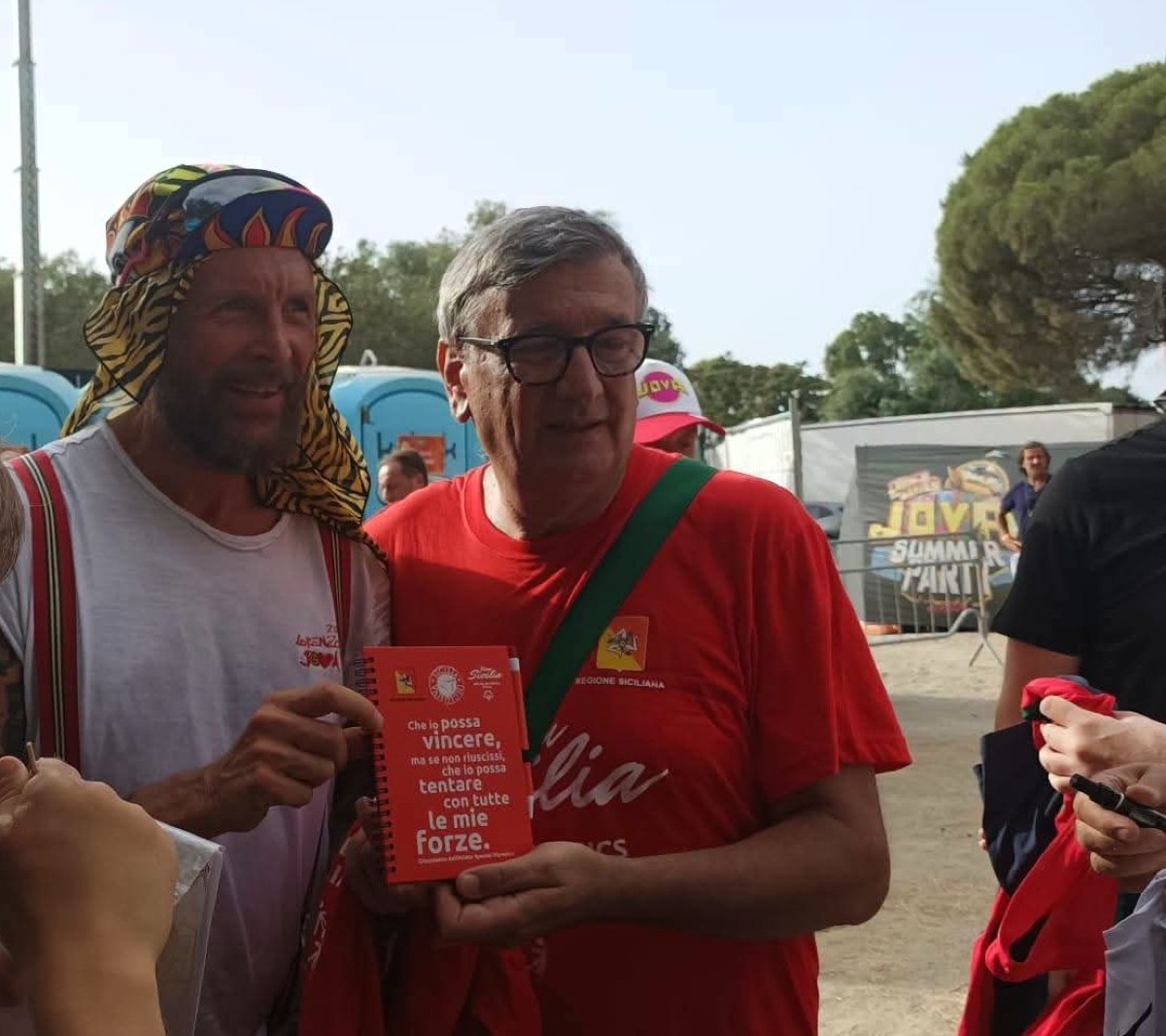 Palermo, incontro tra Jovanotti e atleti Special Olympics - 
