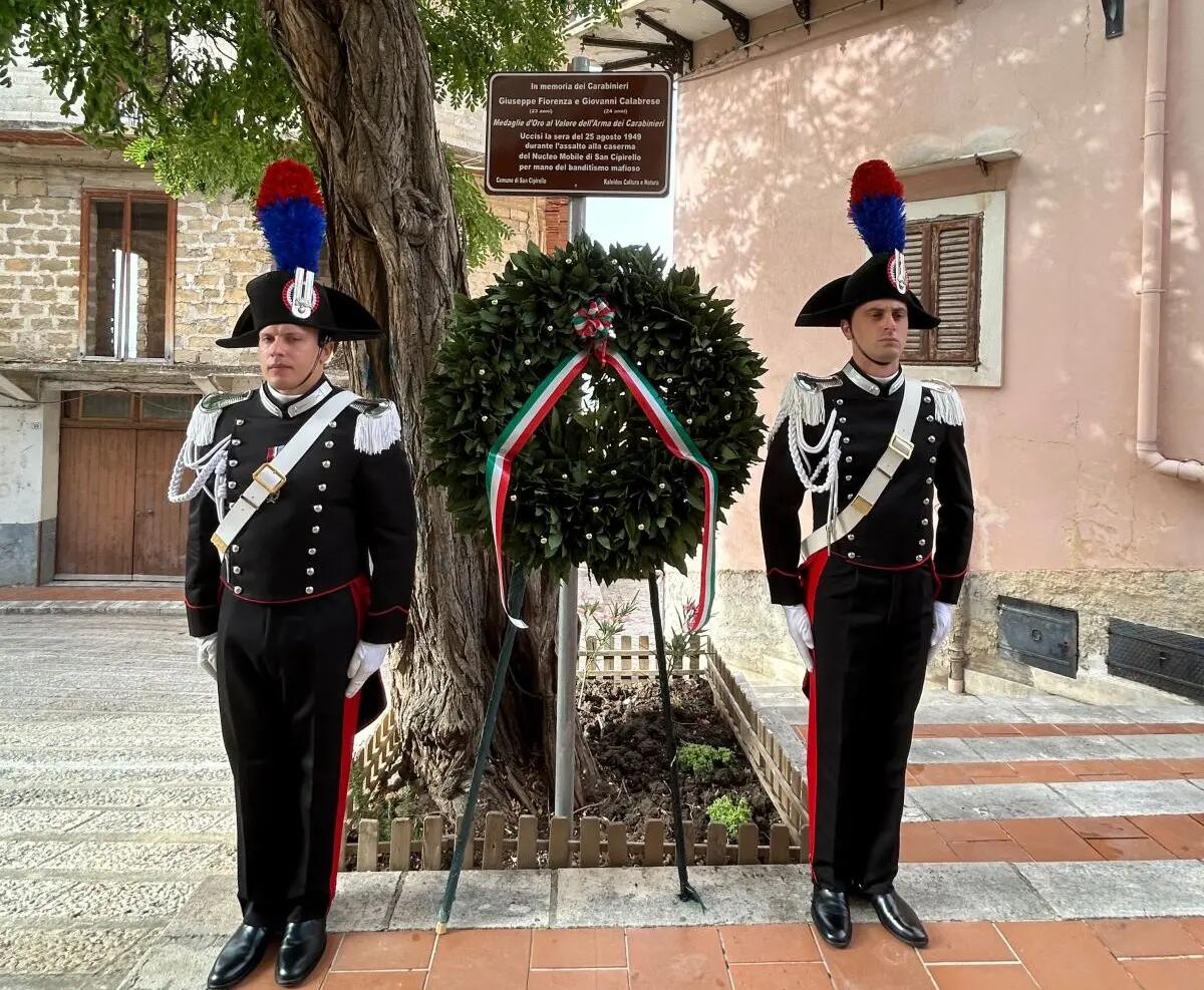 Mafia, ricordati i Carabinieri Calabrese e Fiorenza uccisi dalla Banda Giuliano nel 1949 - 