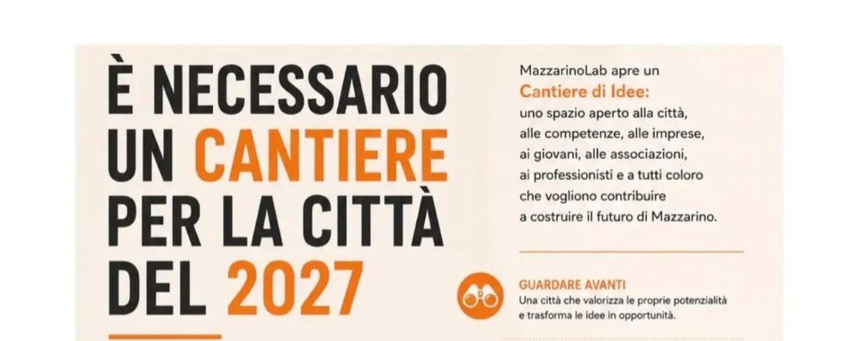 Un cantiere per la città del 2027  - 