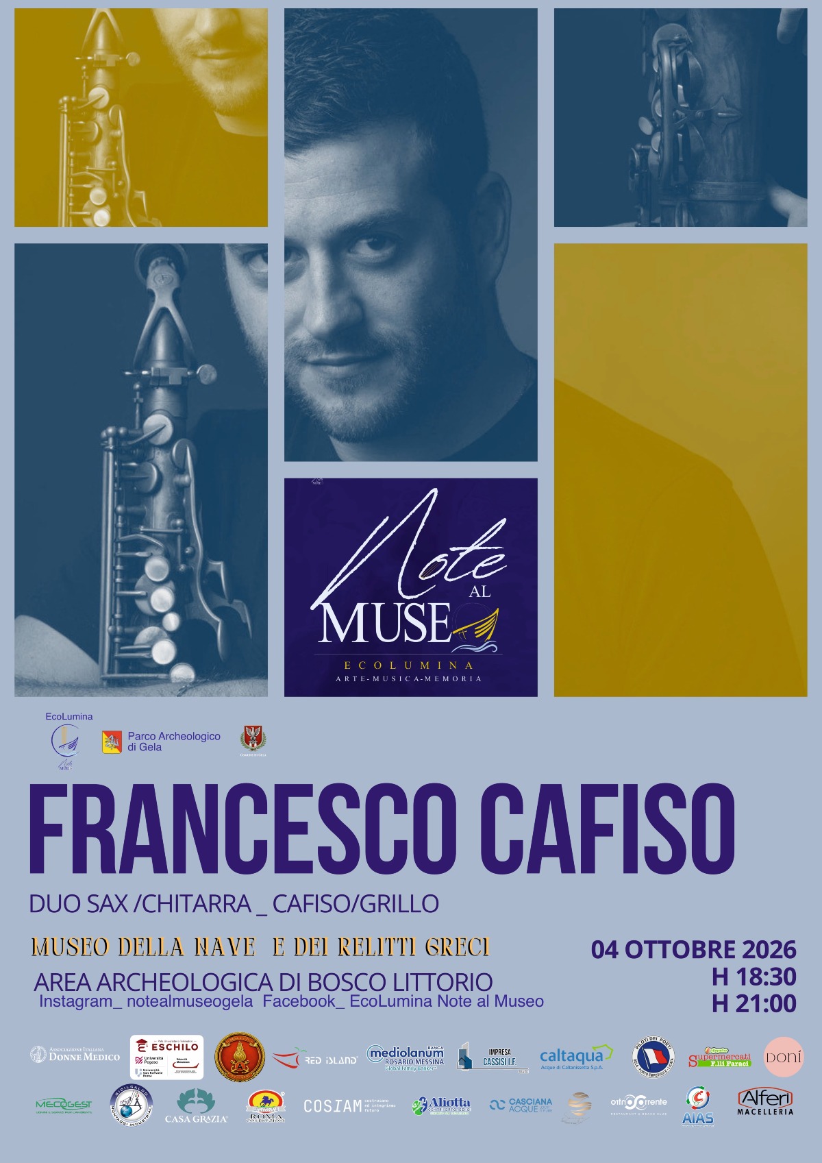 Note al museo:cresce l'attesa per il grande jazz di Cafiso e Grillo - 