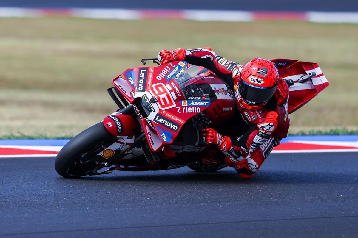 Marc Marquez vince la Sprint a Misano, preceduti Bezzecchi e Martin - 