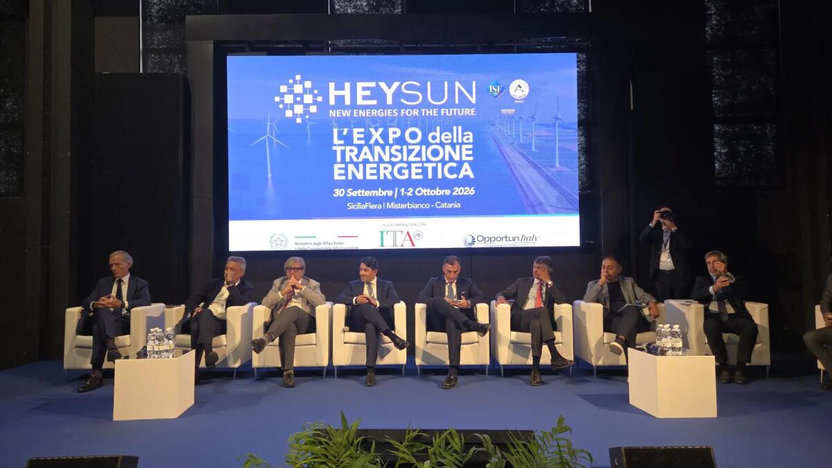 HeySun 2026, Urso “La Sicilia può avere un ruolo guida in Europa nella transizione energetica” - 