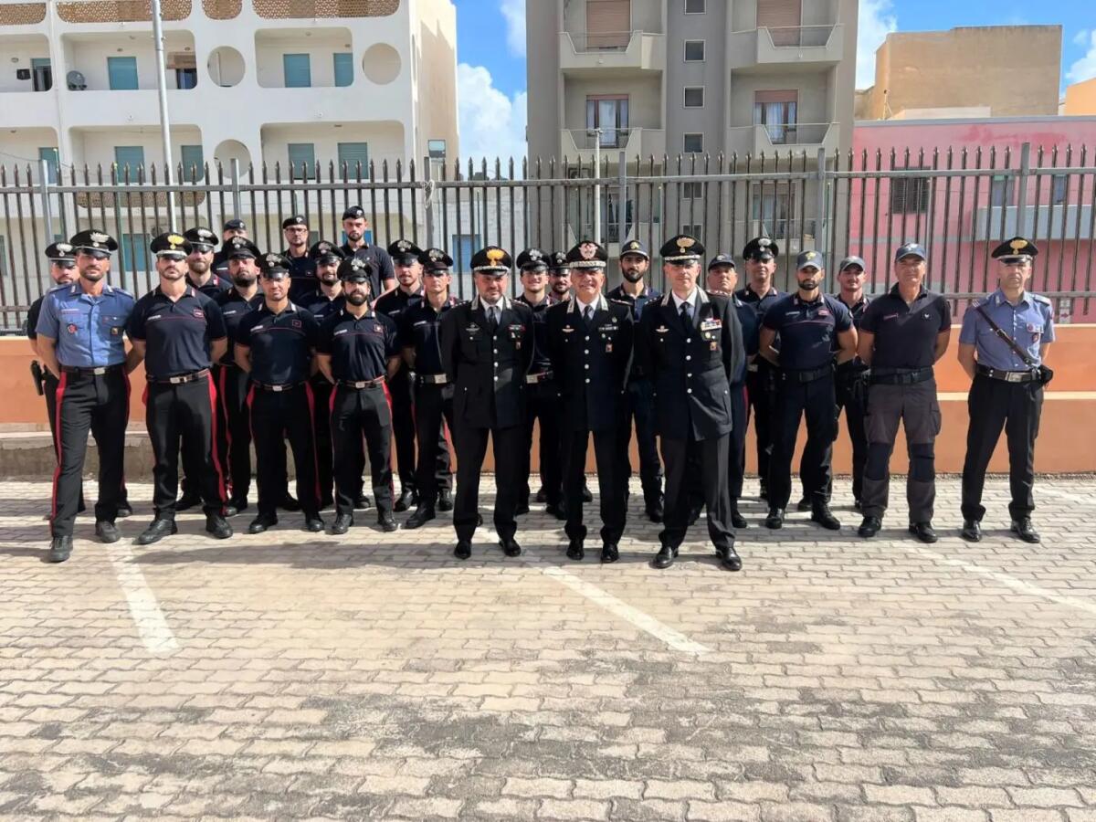 Il Comandante della Legione Carabinieri Sicilia Del Monaco in visita a San Vito Lo Capo e Pantelleria - 