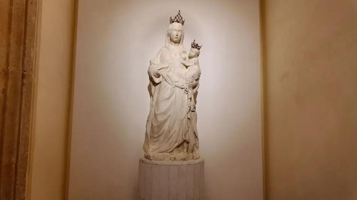 Palermo, restaurata la ‘Virgo Lactans’: la statua torna al Chiostro di San Domenico / Video - 