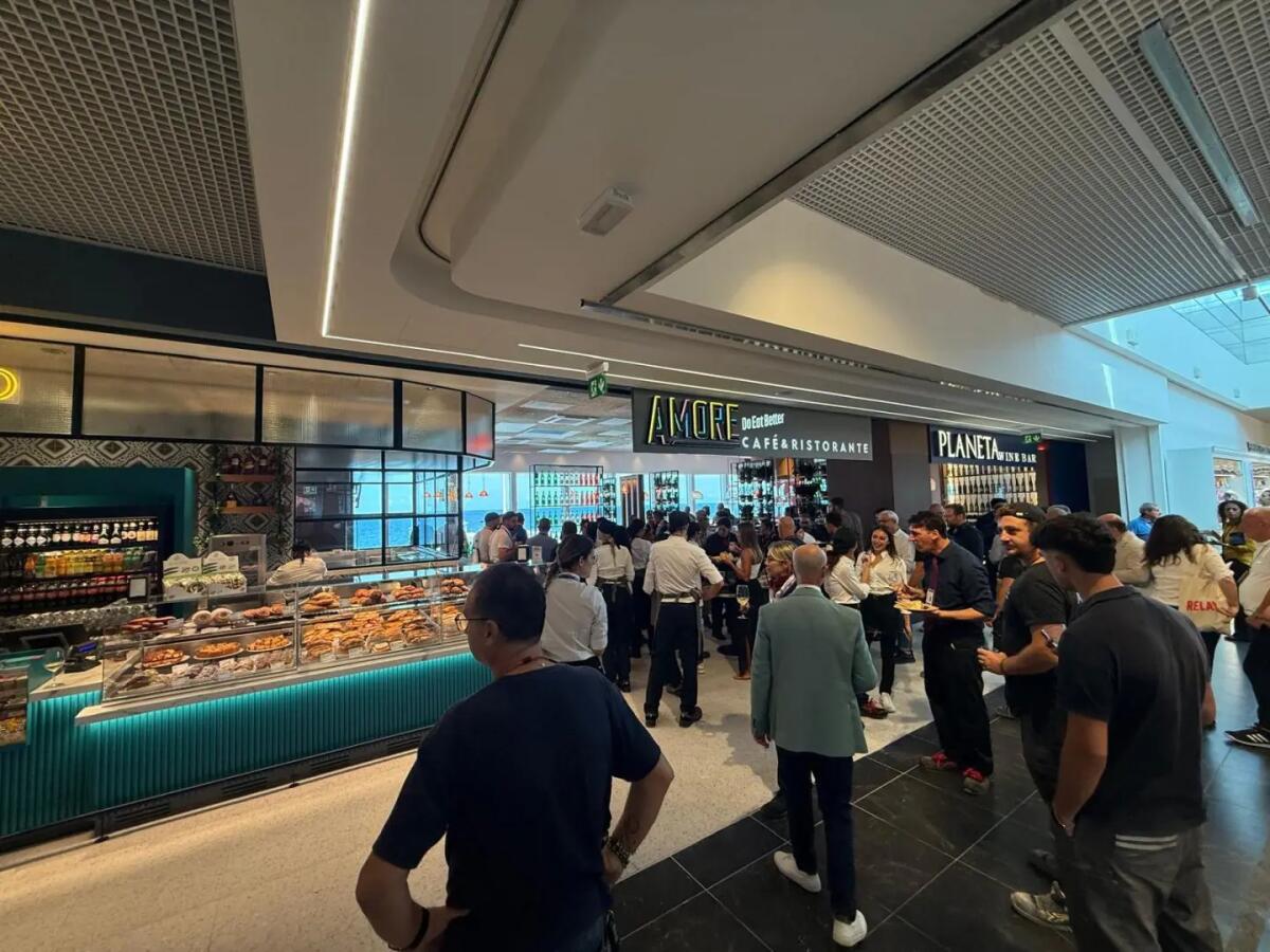 All’aeroporto di Palermo aprono il ristorante “Amore” di Autogrill e il Planeta wine bar - 
