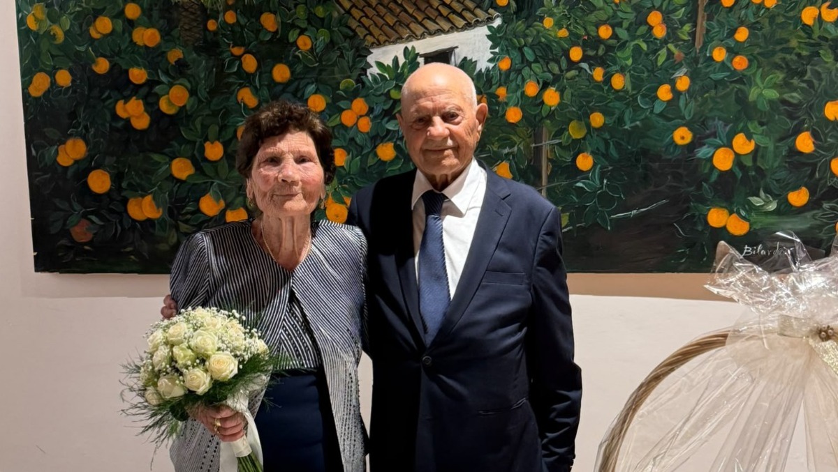 La festa per i 70 anni di matrimonio di Giuseppe e Caterina - 
