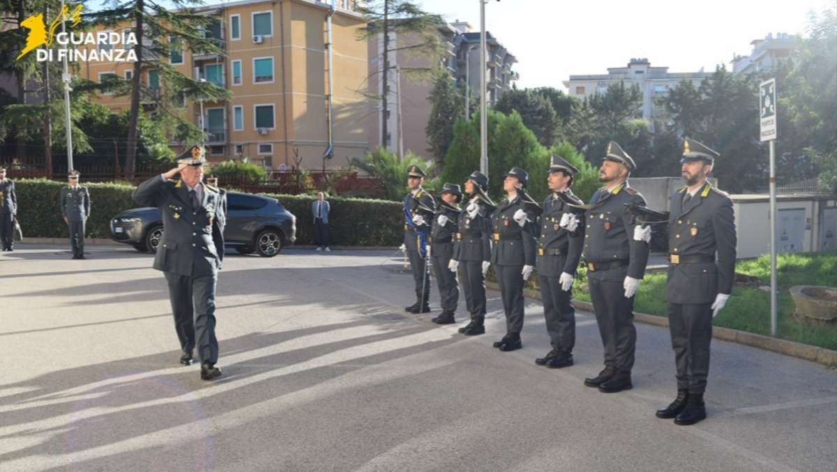 Gdf, il Generale Mattana al Comando Provinciale di Caltanissetta