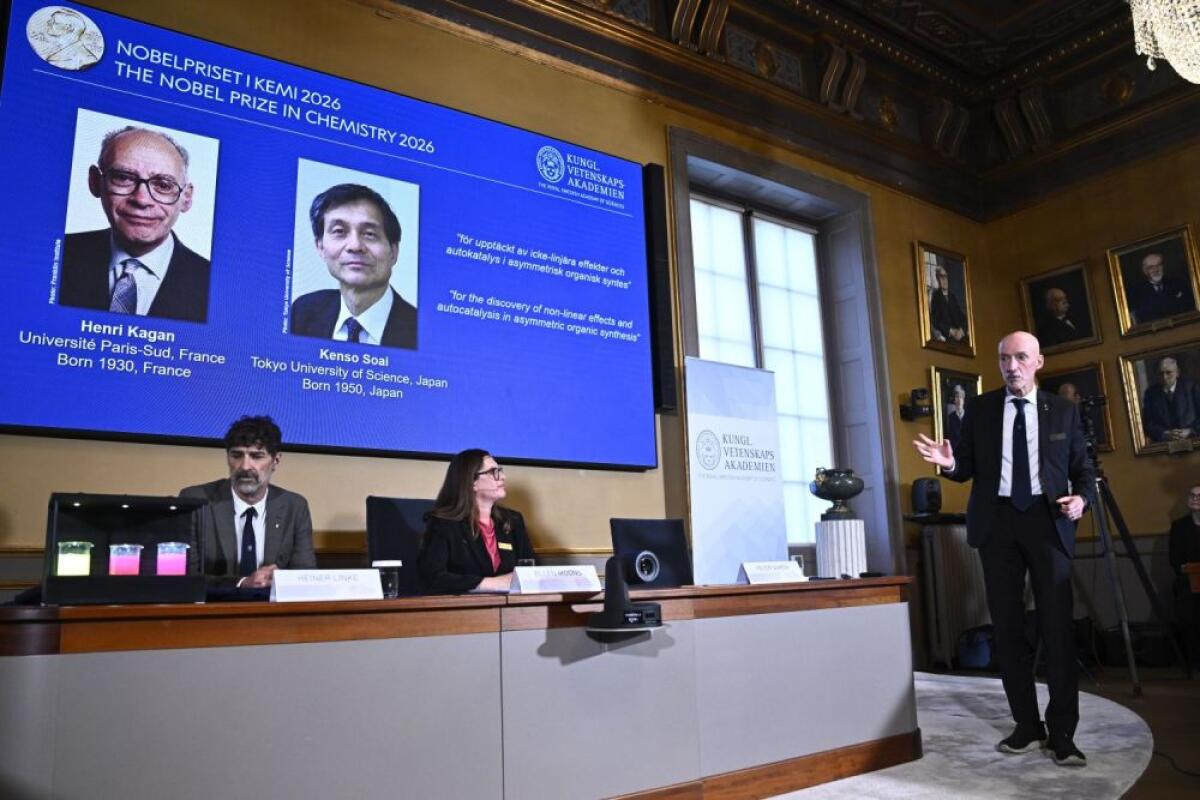 Premio Nobel per la chimica assegnato a Henri Kagan e Kenso Soai - 