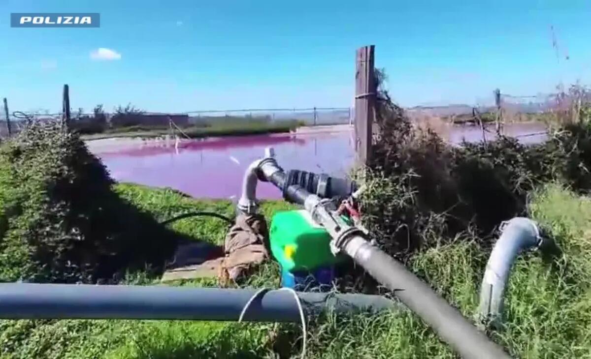Niscemi, scarico di acque sul suolo in area classificata ad elevato livello di pericolosità idrogeologica: sequestrati azienda e terreni - 