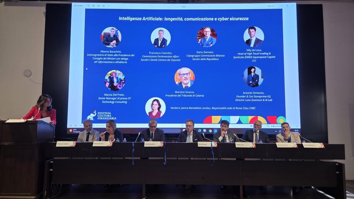 A Catania il Festival della Cultura Finanziaria: Intelligenza artificiale, dalla sanità alla giustizia - 