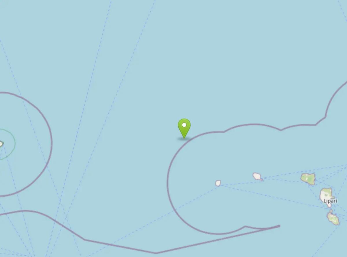 Scossa di terremoto nel Tirreno meridionale di magnitudo 4.3 avvertita a Palermo e a Catania - 