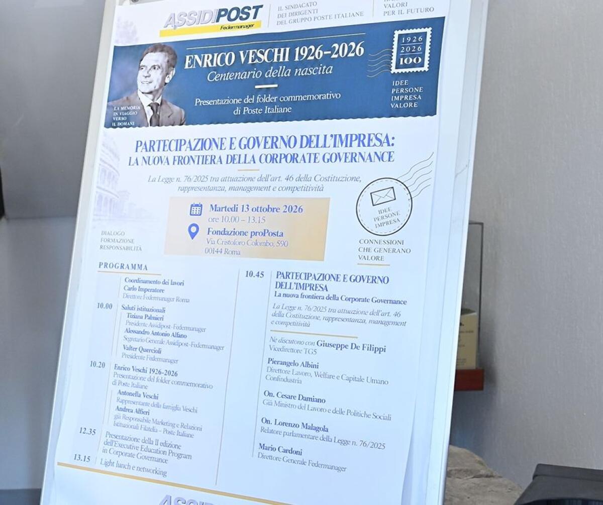 Memoria, partecipazione e formazione, Assidipost Federmanager guarda al futuro - 