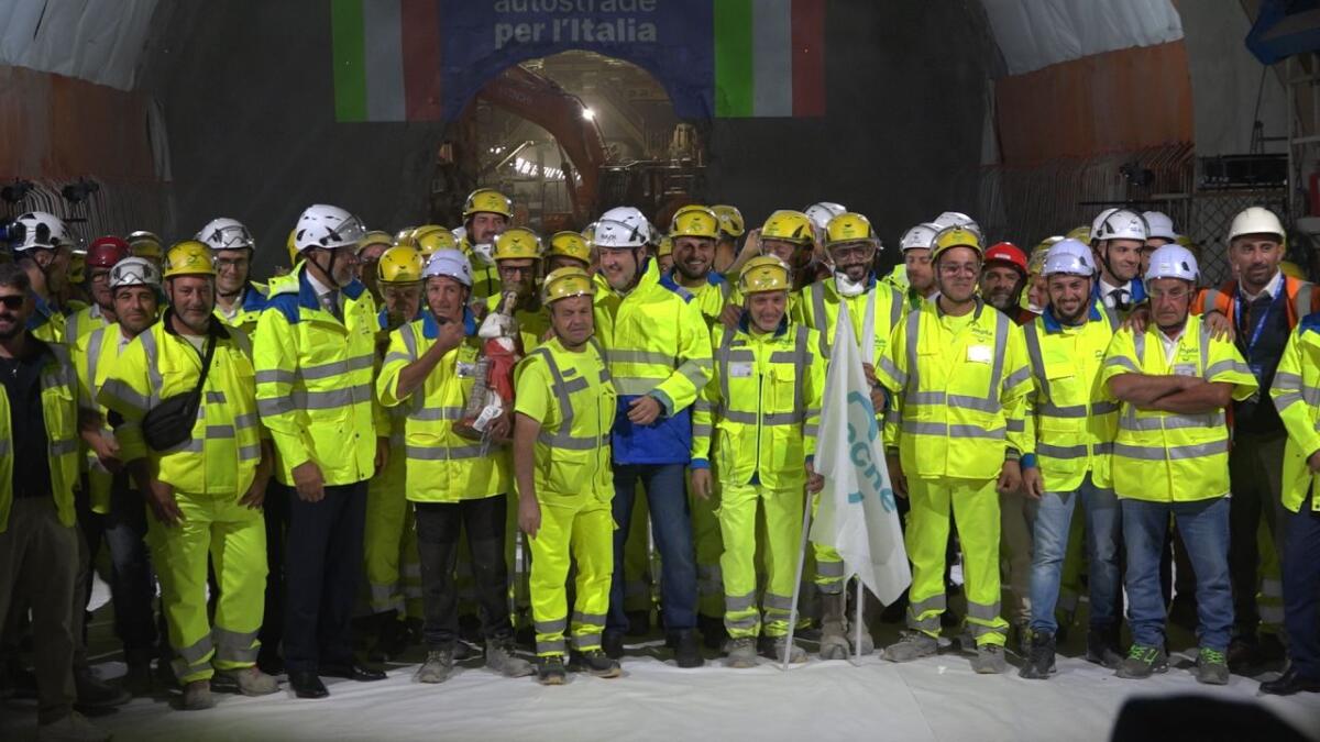 ASPI, completato lo scavo della galleria San Donato sull’A1 Firenze Sud-Incisa - 