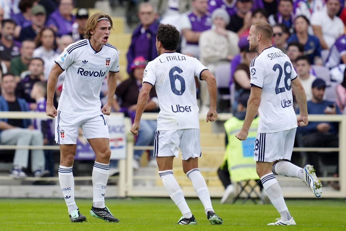 Il Como passa al Franchi, Fiorentina battuta 3-1 - 