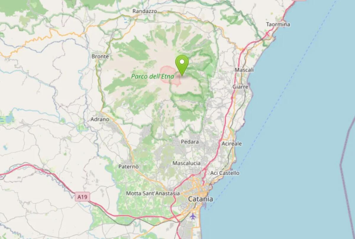 Terremoto nel Catanese, scossa di magnitudo 3.8 alle pendici dell’Etna - 