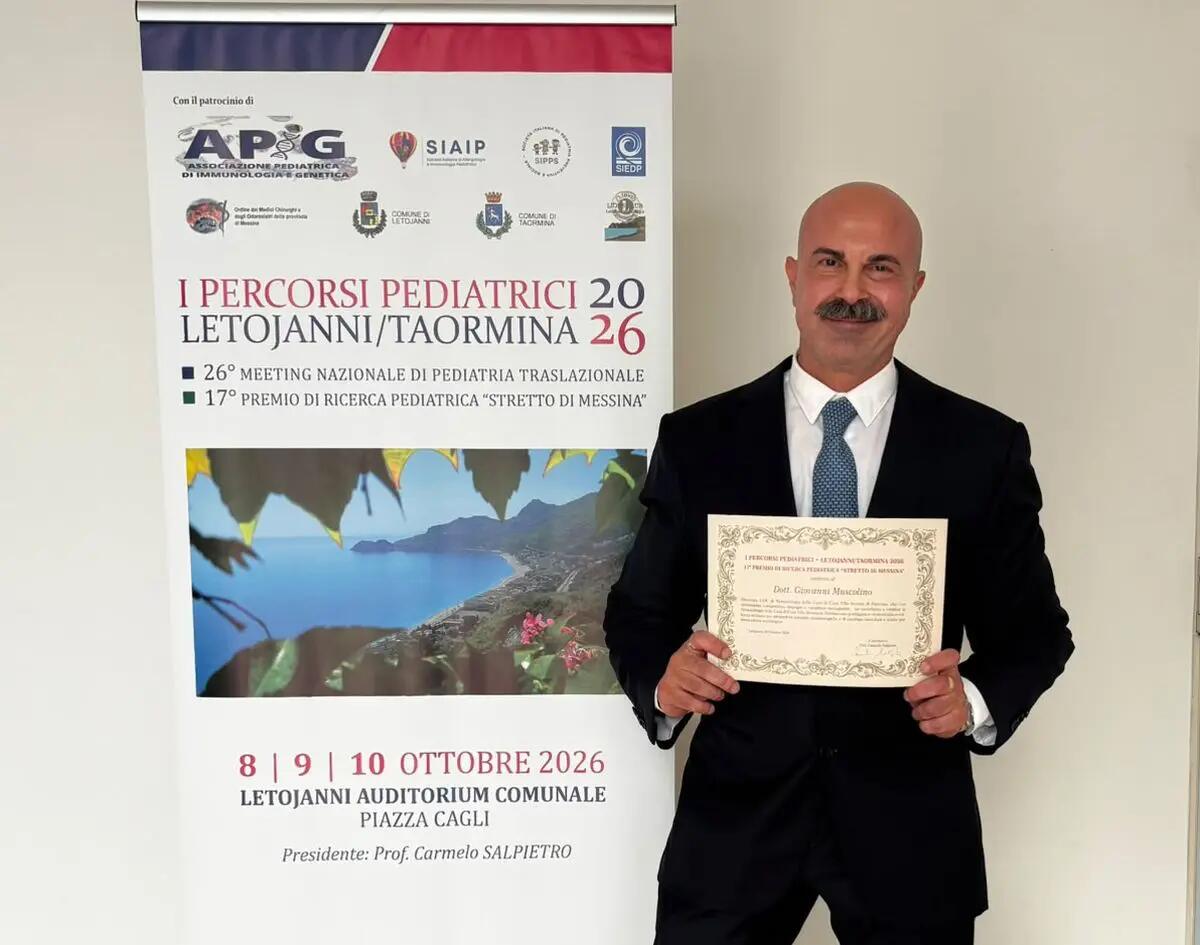 Palermo, premiati pediatra Giovanni Muscolino e la Neonatologia di Villa Serena - 