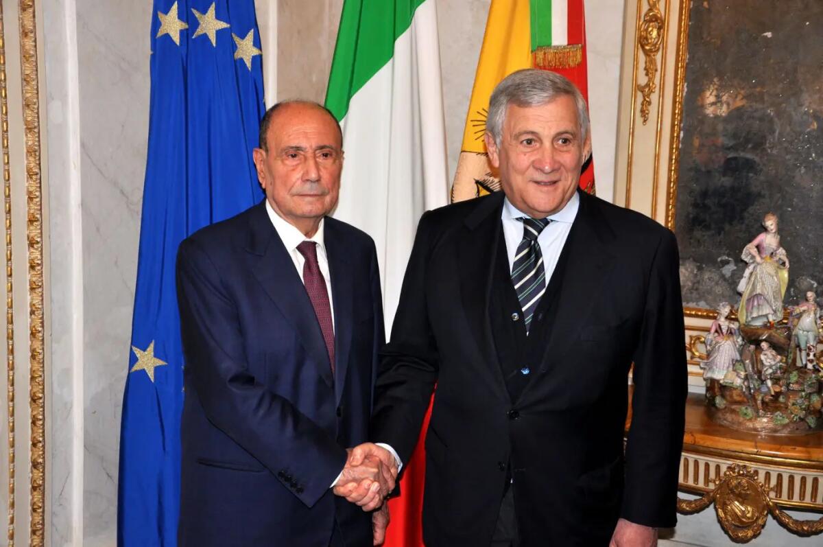 Tajani conferma la fiducia a Schifani, “Avanti con il programma” - 