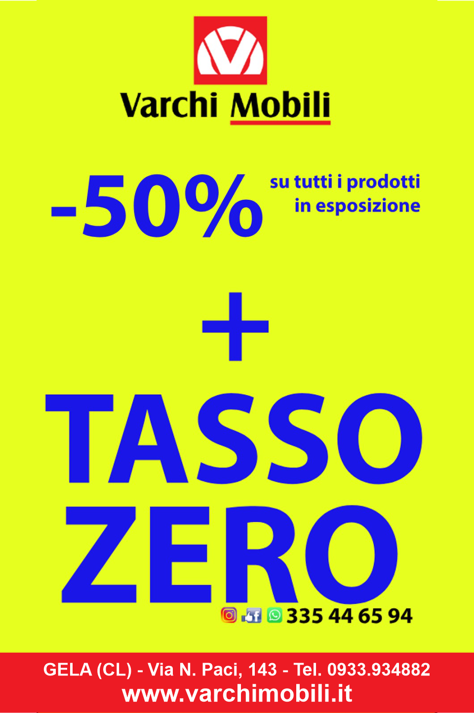 Varchi Mobili Tasso Zero